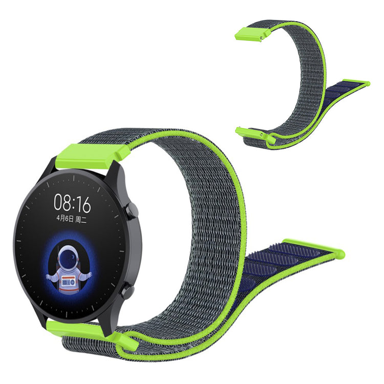 Helt vildt fed Xiaomi Watch Color Nylon Rem - Grøn#serie_7