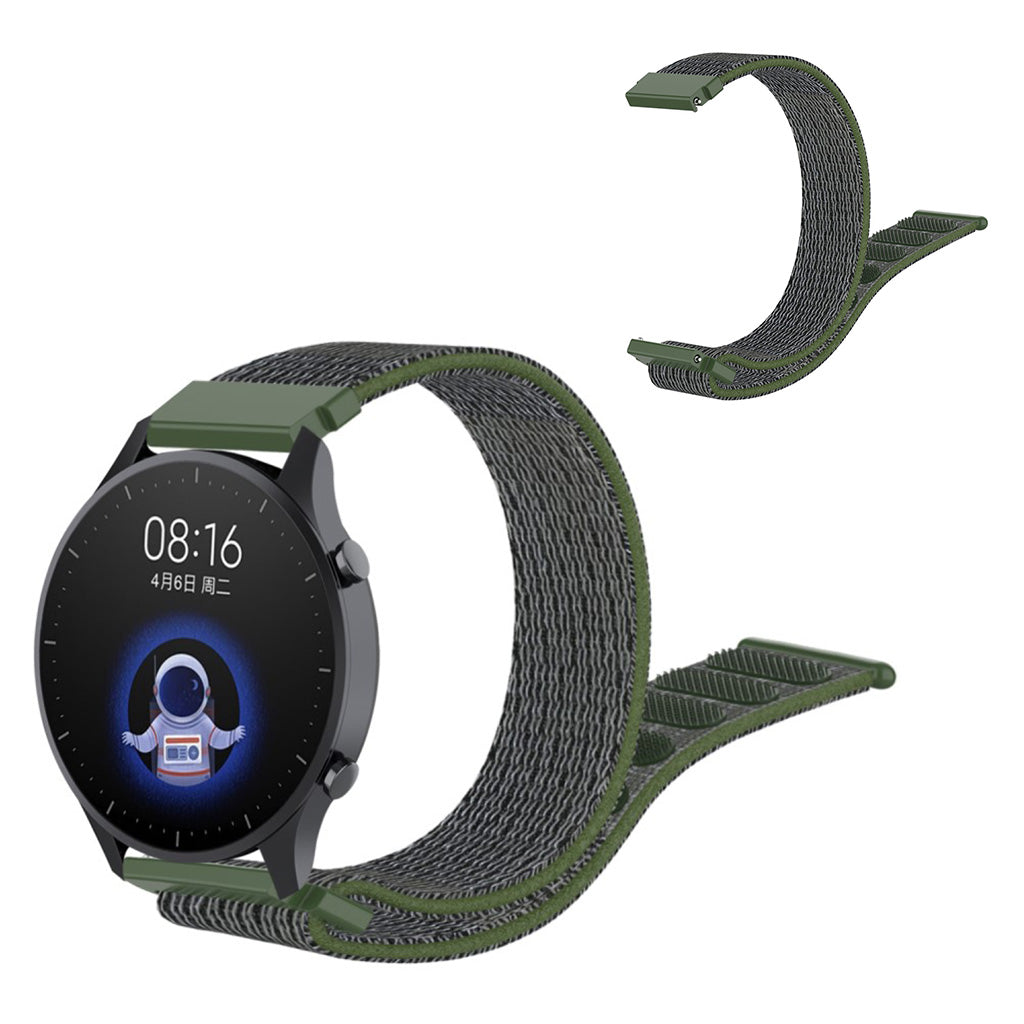 Helt vildt fed Xiaomi Watch Color Nylon Rem - Grøn#serie_8