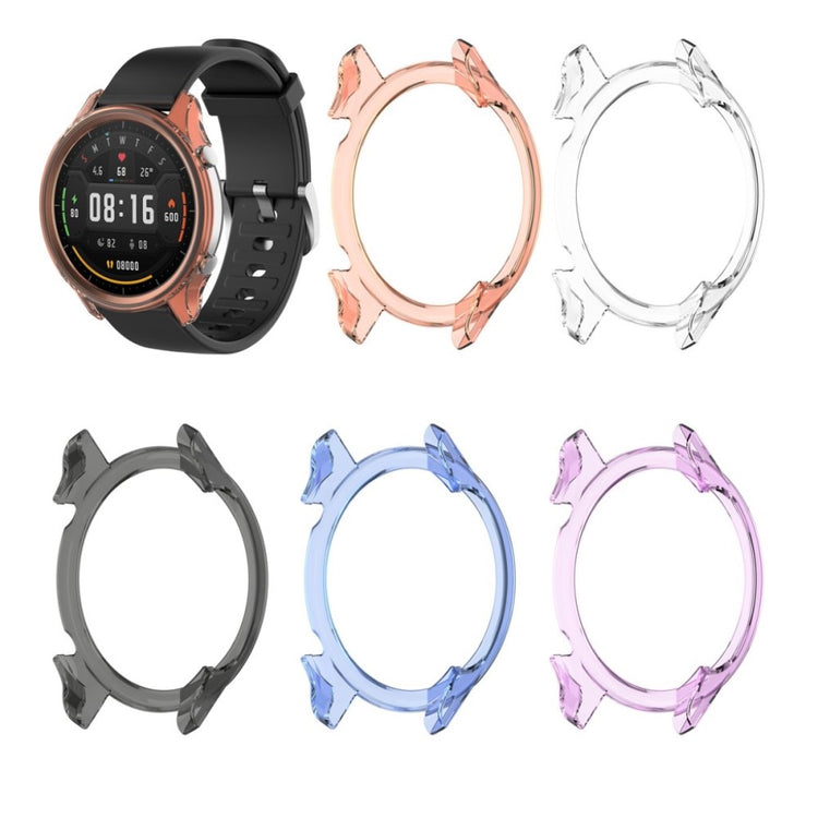 Xiaomi Watch Color Gennemsigtig Silikone Bumper  - Gennemsigtig#serie_1