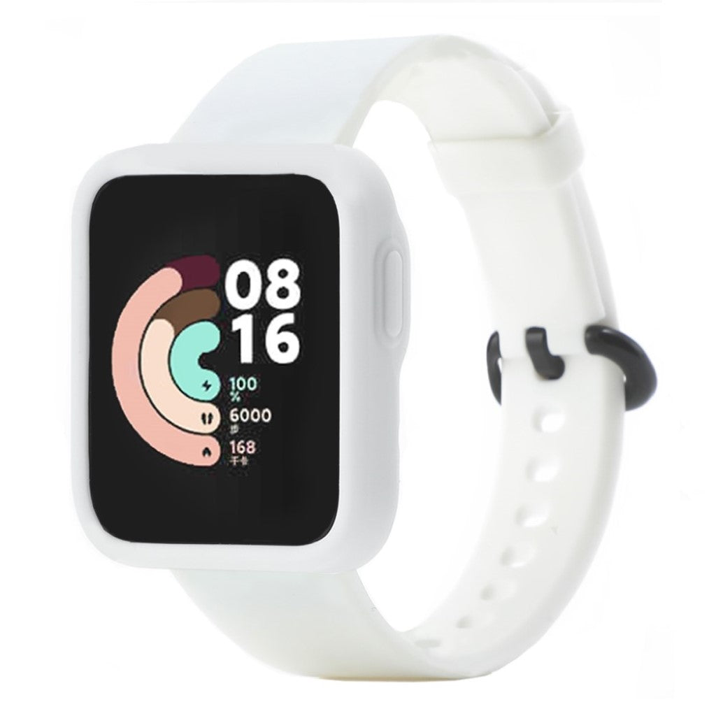 Xiaomi Redmi Watch Enkel Silikone Bumper  - Hvid#serie_1