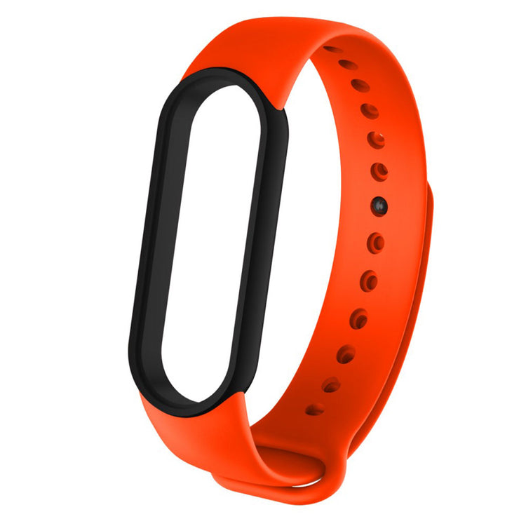 Fremragende Xiaomi Mi Band 5 Silikone Rem - Orange#serie_3