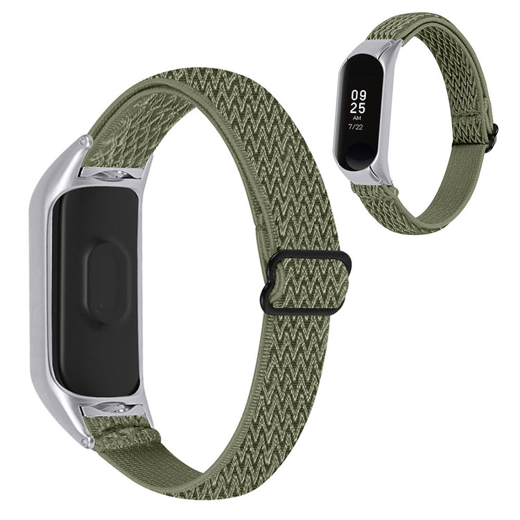 Vildt nydelig Xiaomi Mi Band 5 Nylon Rem - Grøn#serie_3