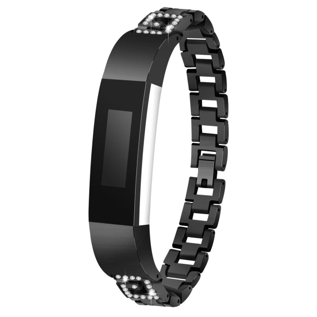  Fitbit Metal,Rhinsten Urrem#color_black