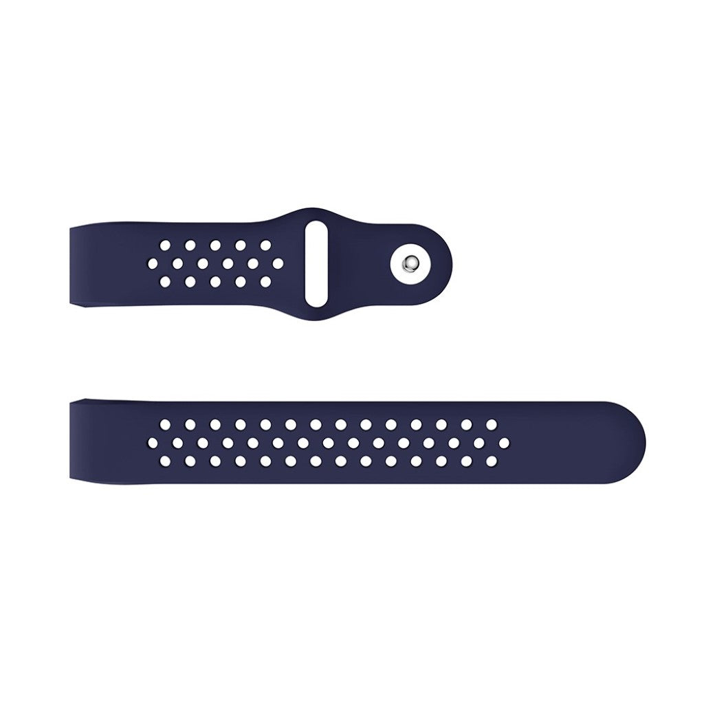 Meget elegant Fitbit Charge 2 Silikone Rem - Blå#serie_8