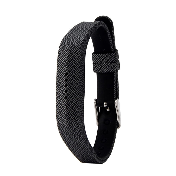 Vildt kønt Fitbit Flex 2 Silikone Rem - Sort#serie_3