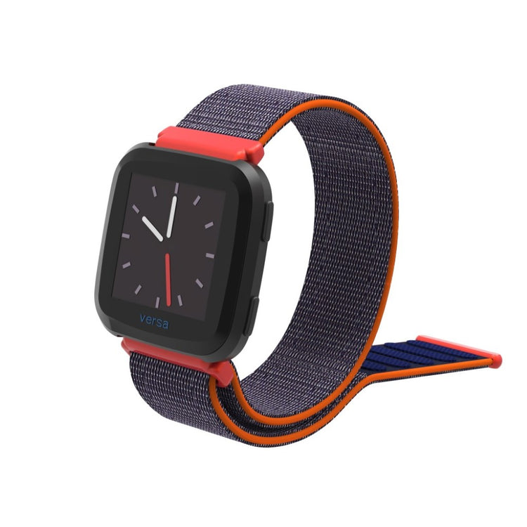 Super hårdfør Fitbit Versa Nylon Rem - Flerfarvet#serie_7