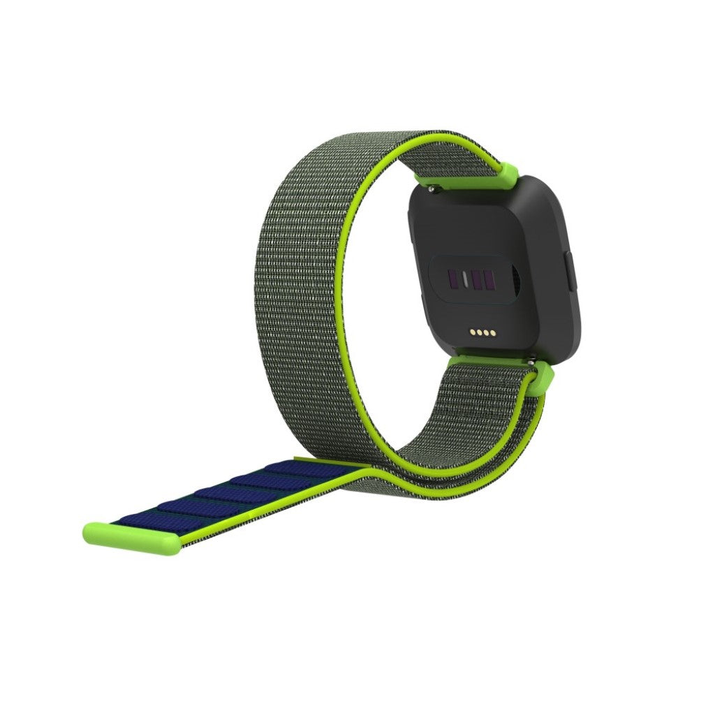 Super hårdfør Fitbit Versa Nylon Rem - Flerfarvet#serie_9