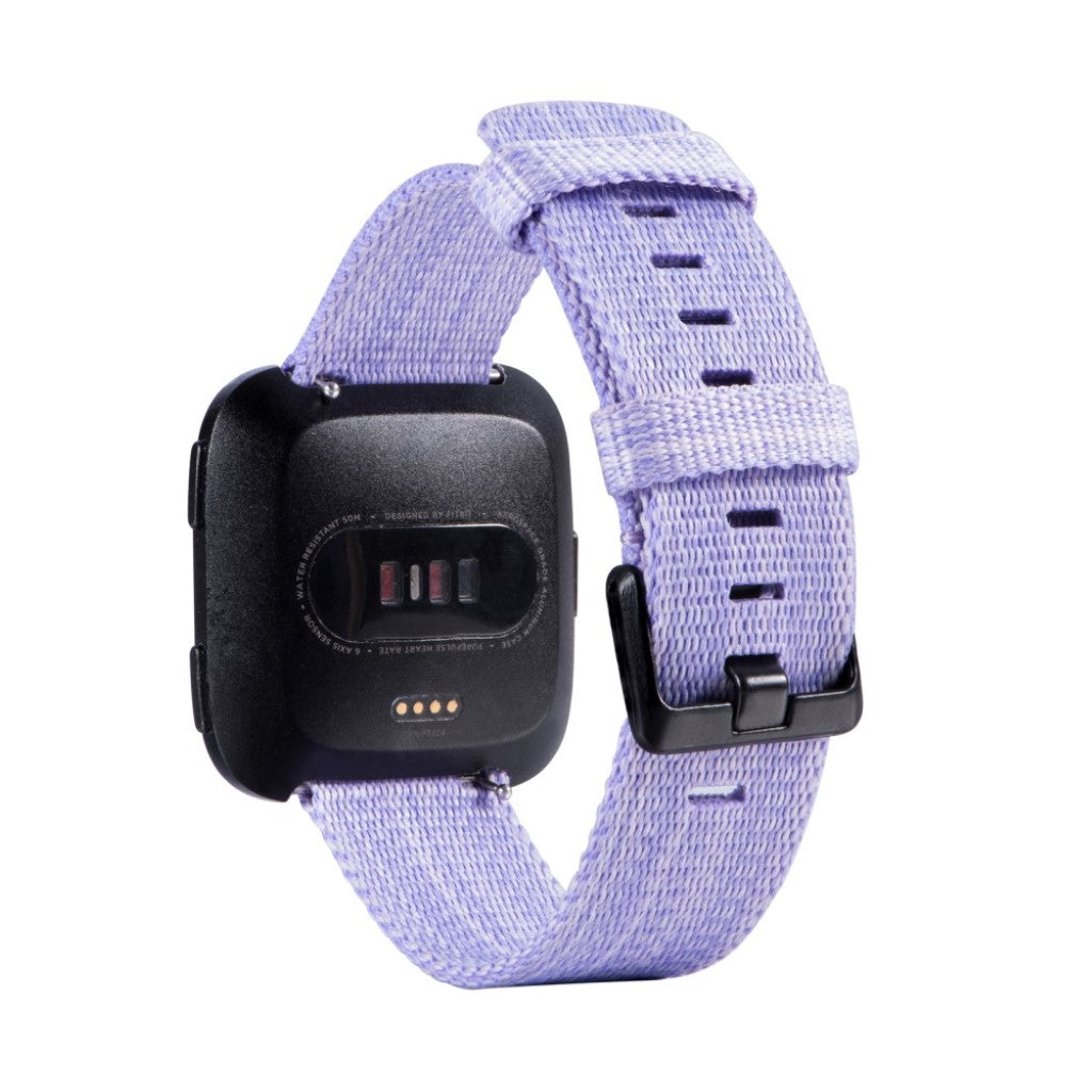 Fantastisk Fitbit Versa Nylon Rem - Lilla#serie_2