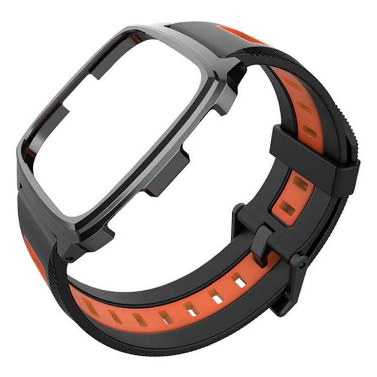 Glimrende Fitbit Versa Silikone Rem - Orange#serie_4