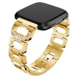 Bracelet Fitbit Versa en métal et en strass absolument élégant.