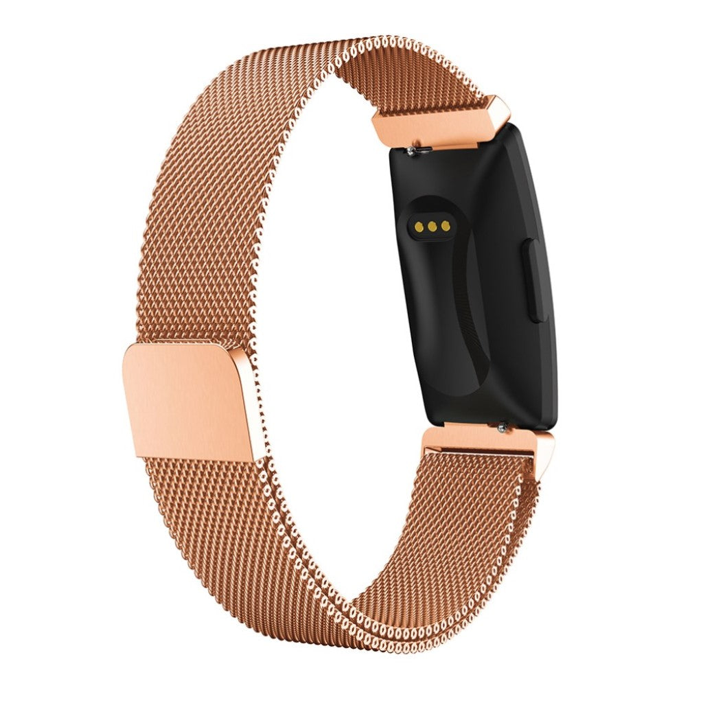 Mega fed Fitbit Inspire Metal Rem - Pink#serie_3