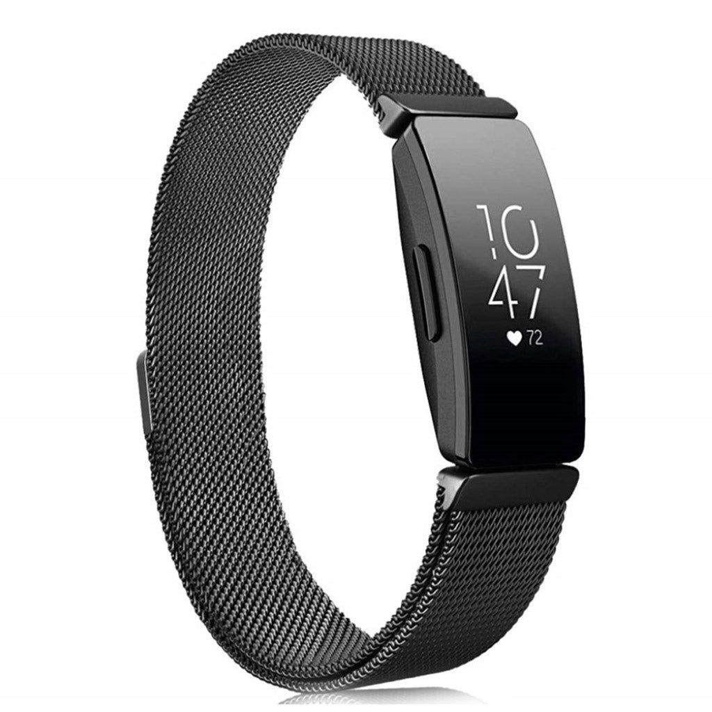 Elegant Fitbit Inspire Metal Rem - Sort#serie_1