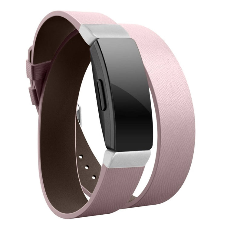 Meget hårdfør Fitbit Inspire Ægte læder Rem - Flerfarvet#serie_6