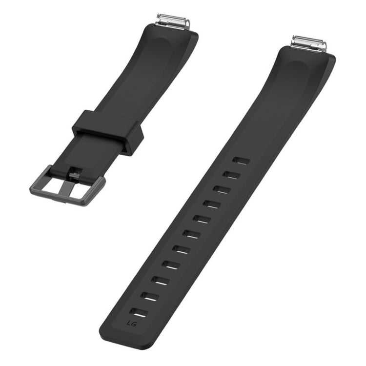 Komfortabel Fitbit Inspire Silikone Rem - Sort#serie_1