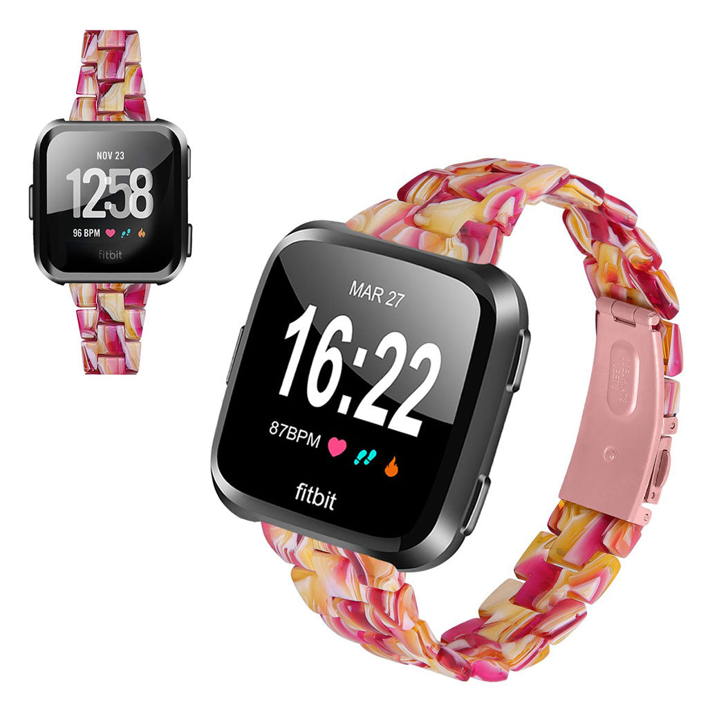 Vildt elegant Fitbit Versa 2 / Fitbit Versa Lite  Rem - Rød#serie_11