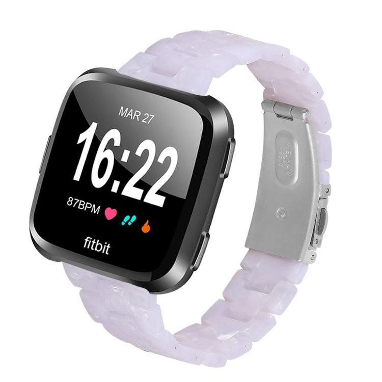 Vildt elegant Fitbit Versa 2 / Fitbit Versa Lite  Rem - Hvid#serie_15