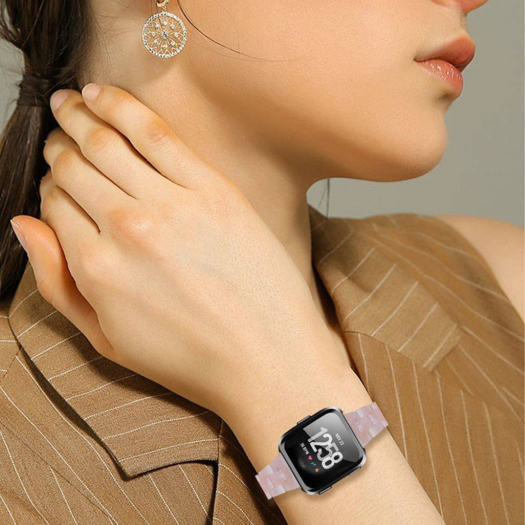 Vildt elegant Fitbit Versa 2 / Fitbit Versa Lite  Rem - Pink#serie_5
