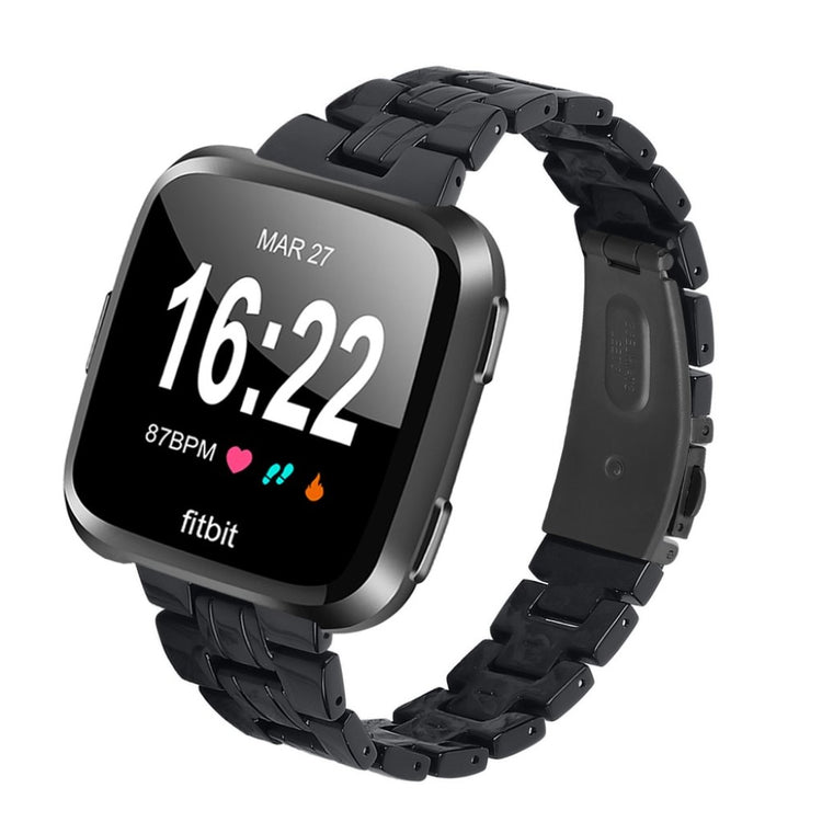 Vildt elegant Fitbit Versa 2 / Fitbit Versa Lite  Rem - Sort#serie_9