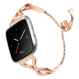 Joli Fitbit Smartwatch Metal et Rhinestone Universel Strap