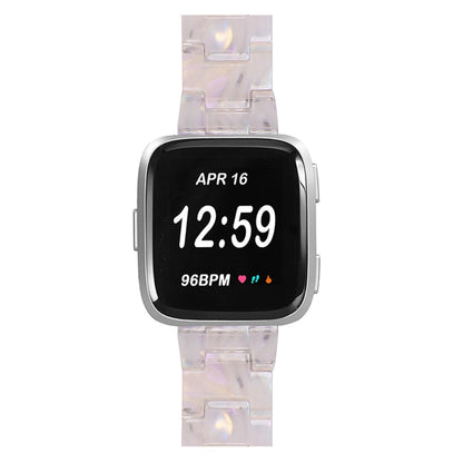 Vildt smuk Fitbit Versa 2 / Fitbit Versa Lite  Urrem - Hvid#serie_1