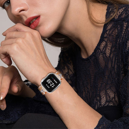 Vildt smuk Fitbit Versa 2 / Fitbit Versa Lite  Urrem - Gul#serie_3