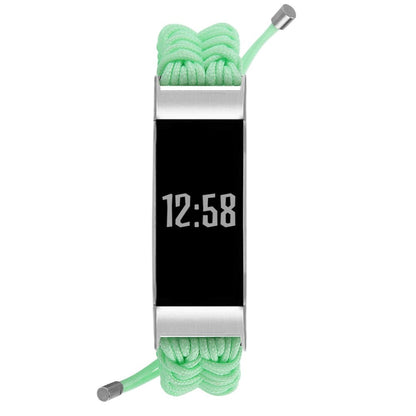Meget skøn Fitbit Charge 3 / Fitbit Charge 4 Nylon Rem - Grøn#serie_1