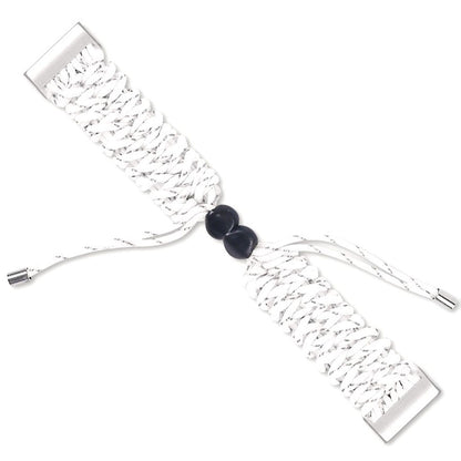 Meget skøn Fitbit Charge 3 / Fitbit Charge 4 Nylon Rem - Hvid#serie_10