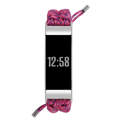 Meget skøn Fitbit Charge 3 / Fitbit Charge 4 Nylon Rem - Pink#serie_5