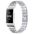 Fitbit Charge 4 / Fitbit Charge 3 Bracelet universel en métal et strass