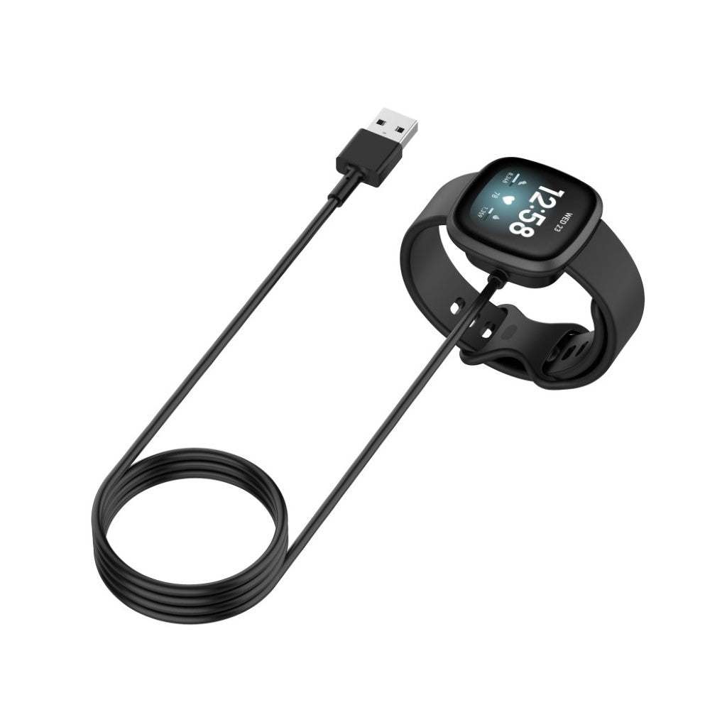 30cm Fitbit Versa 3 Ladestation - Sort#serie_7