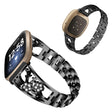 Delizioso Fitbit Versa 3 / Fitbit Sense Metallo E Strass Cinturino