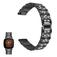 Bello Fitbit Versa 3 / Fitbit Sense Metallo E Strass Cinturino