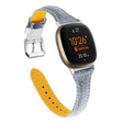 Brillante Fitbit Versa 3 / Fitbit Sense Vera Pelle Cinturino