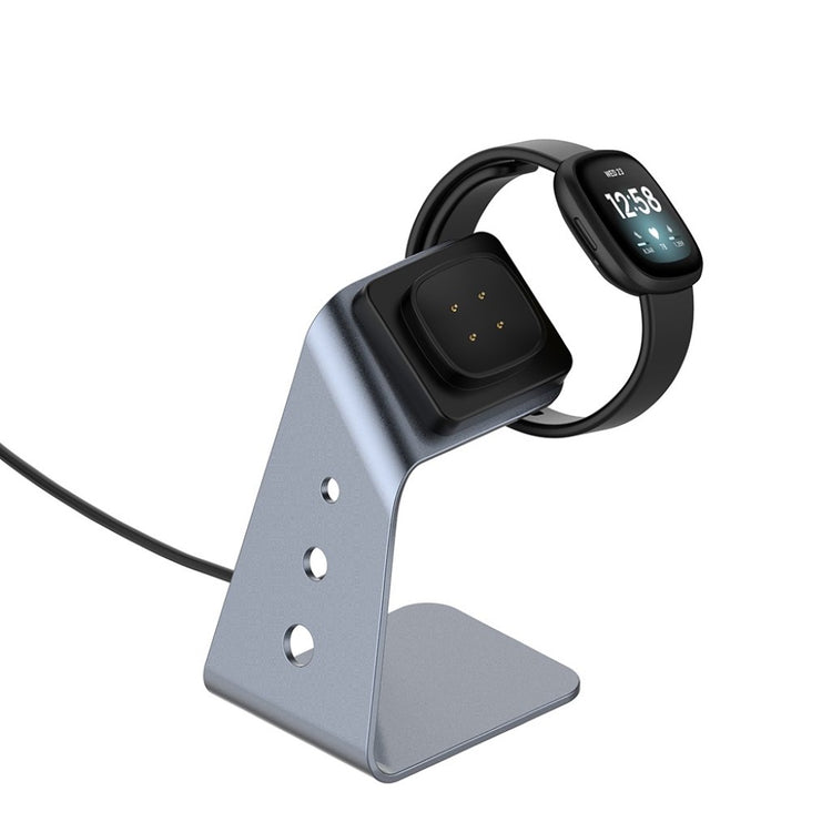 Metal Fitbit Versa 3 / Fitbit Sense Ladestation - Sølv#serie_1