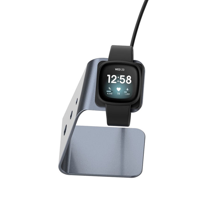 Metal Fitbit Versa 3 / Fitbit Sense Ladestation - Sølv#serie_1