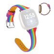 Elégant Fitbit Versa 3 / Fitbit Sense Bracelet en cuir véritable