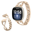 Fitbit Versa 3 / Fitbit Sense 1 Bracelet universel en métal et strass