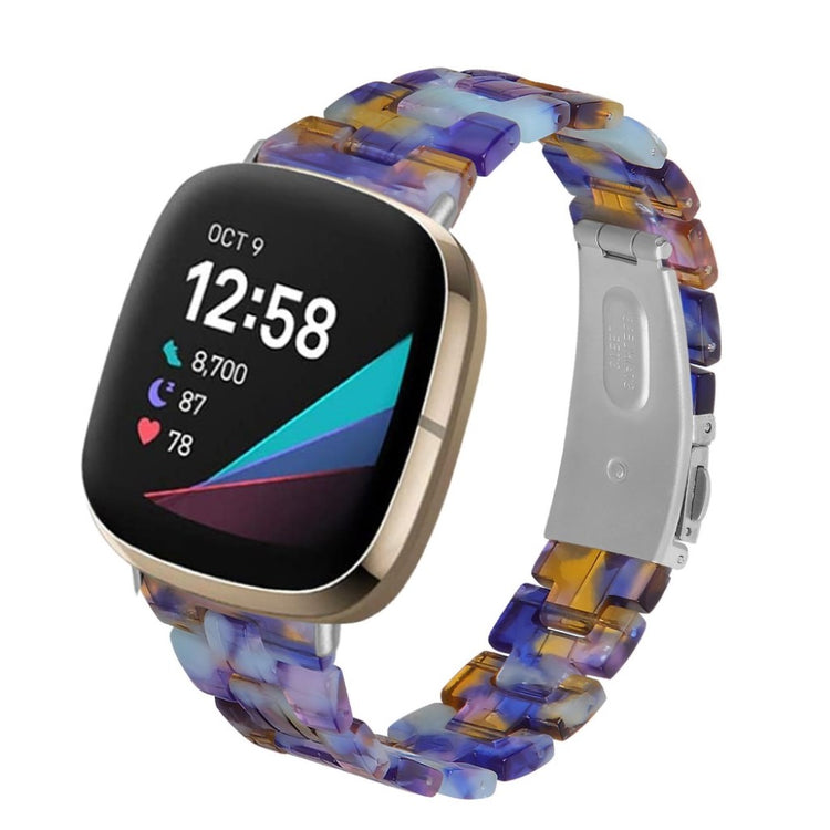 Vildt fint Fitbit Versa 3 / Fitbit Sense  Rem - Blå#serie_9