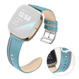 Méga confortable Fitbit Versa 3 Bracelet en cuir véritable