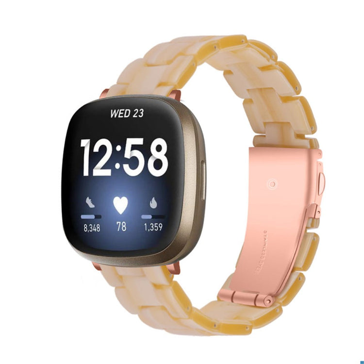 Komfortabel Fitbit Versa 3  Rem - Brun#serie_5