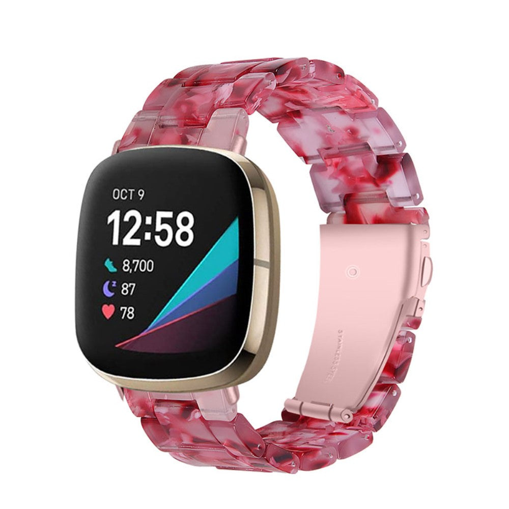 Komfortabel Fitbit Versa 3  Rem - Rød#serie_7