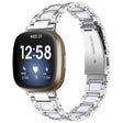 Super Elegante Fitbit Sense / Fitbit Versa 3 Metallo E Strass Cinturino