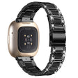 Meraviglioso Fitbit Sense / Fitbit Versa 3 Metallo E Strass Cinturino