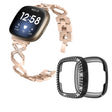 Fitbit Sense 1 / Fitbit Versa 3 Sangle en métal avec coque