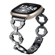 Assolutamente Fantastico Fitbit Sense / Fitbit Versa 3 Metallo E Strass Cinturino