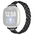 Bracelet en métal et strass super fiable pour Fitbit Versa 3