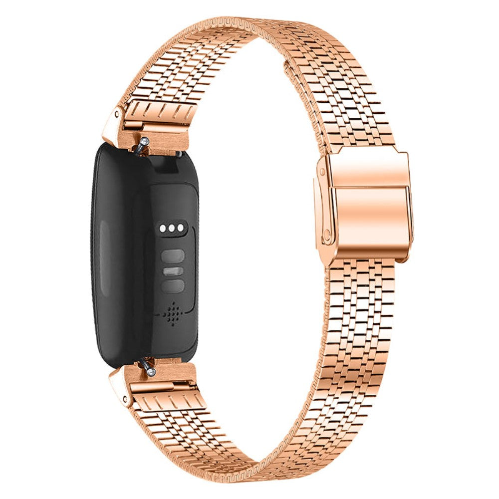 Slidstærk Fitbit Inspire 2 Metal Rem - Pink#serie_4