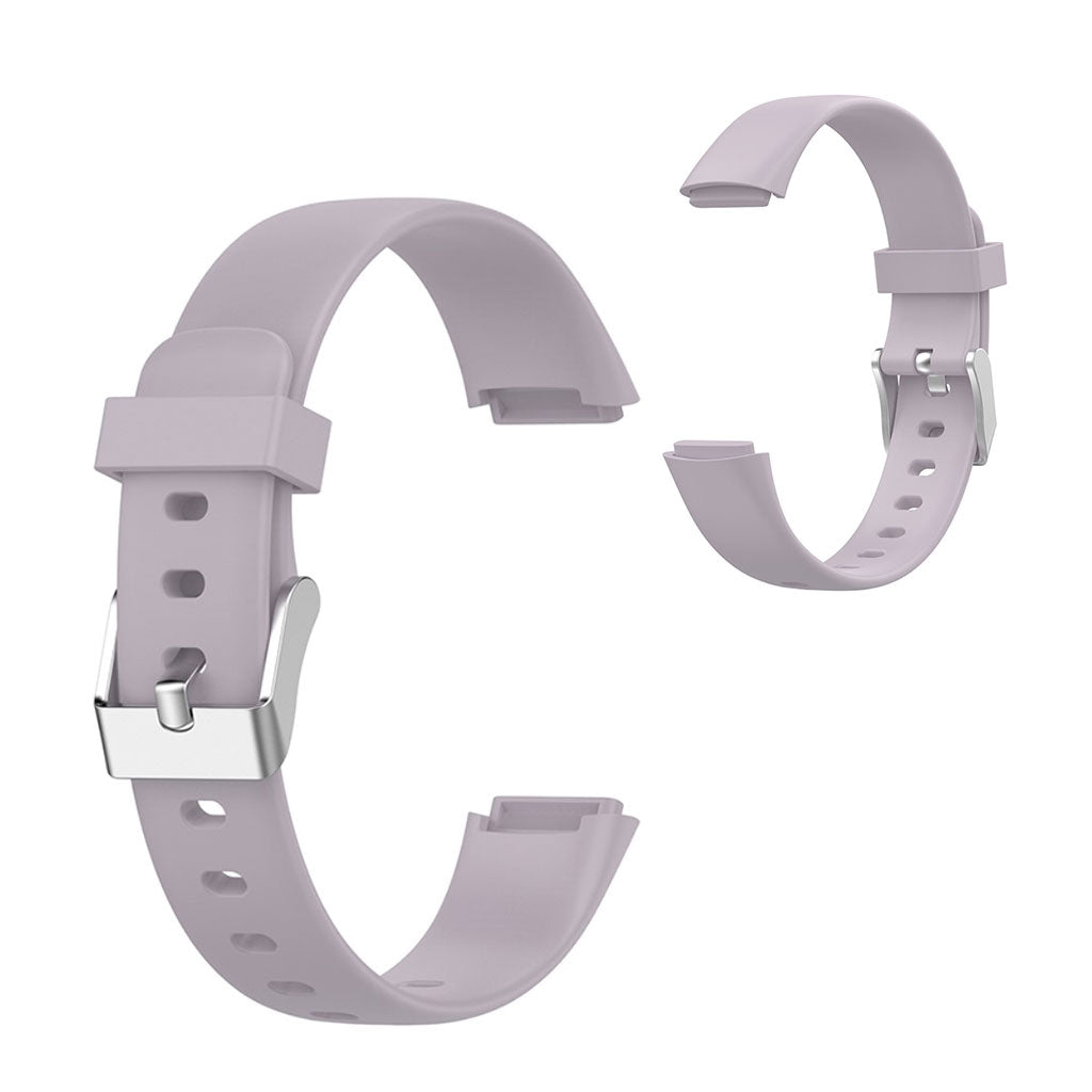Udsøgt Fitbit Luxe Silikone Rem - Størrelse: L - Lilla#serie_11