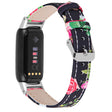 Méga élégant Fitbit Luxe sangle en cuir véritable