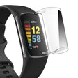 Méga stylé Fitbit Charge 5 Coque avec protection d'écran en silicone